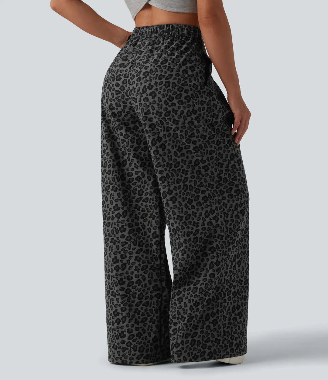 Noir Lynx | Wide Leg Trousers