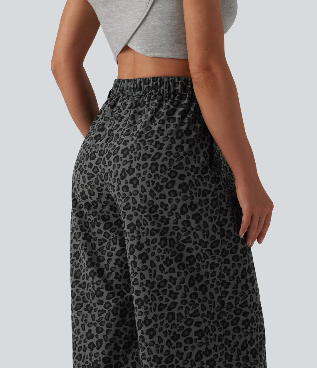 Noir Lynx | Wide Leg Trousers
