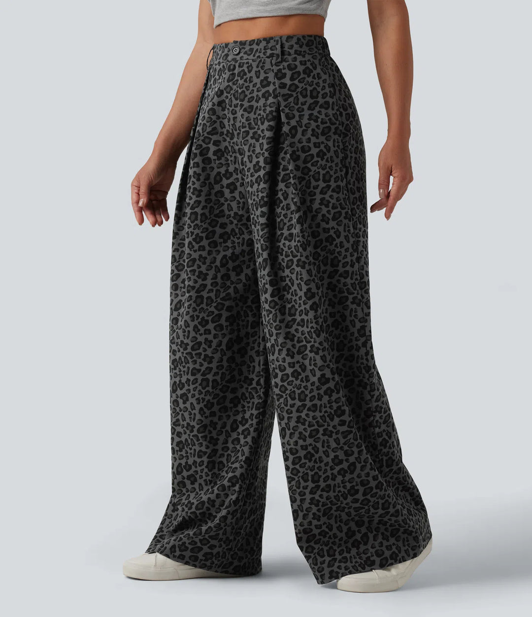 Noir Lynx | Wide Leg Trousers
