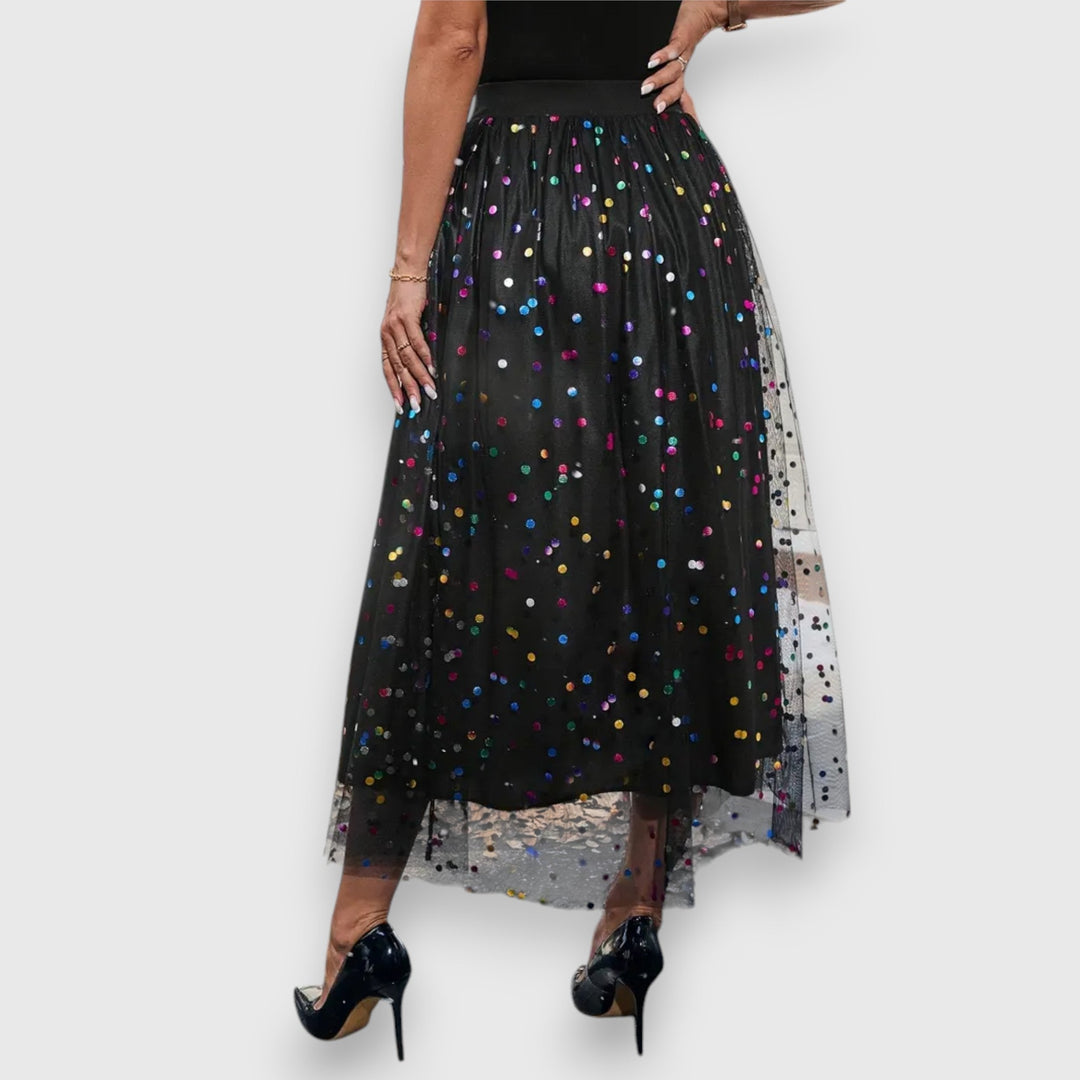 Leonie | Colorful Polka Dot Skirt